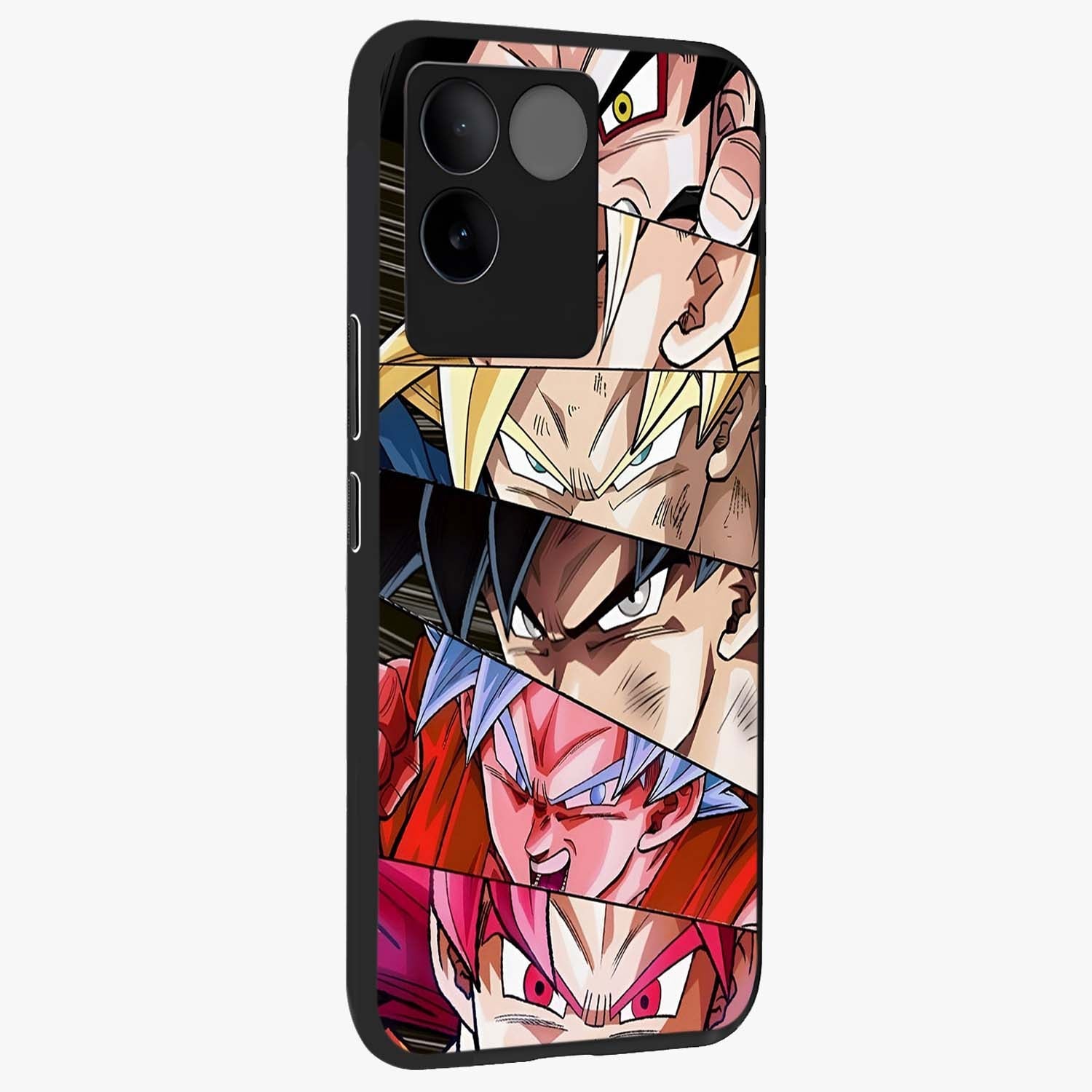 Anime Character Glass Case upright view showcasing expressive anime artwork with bold graphic style.