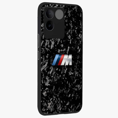 Carbon Speed Mark Glass Case upright view showcasing modern carbon speed graphic with bold automotive theme.