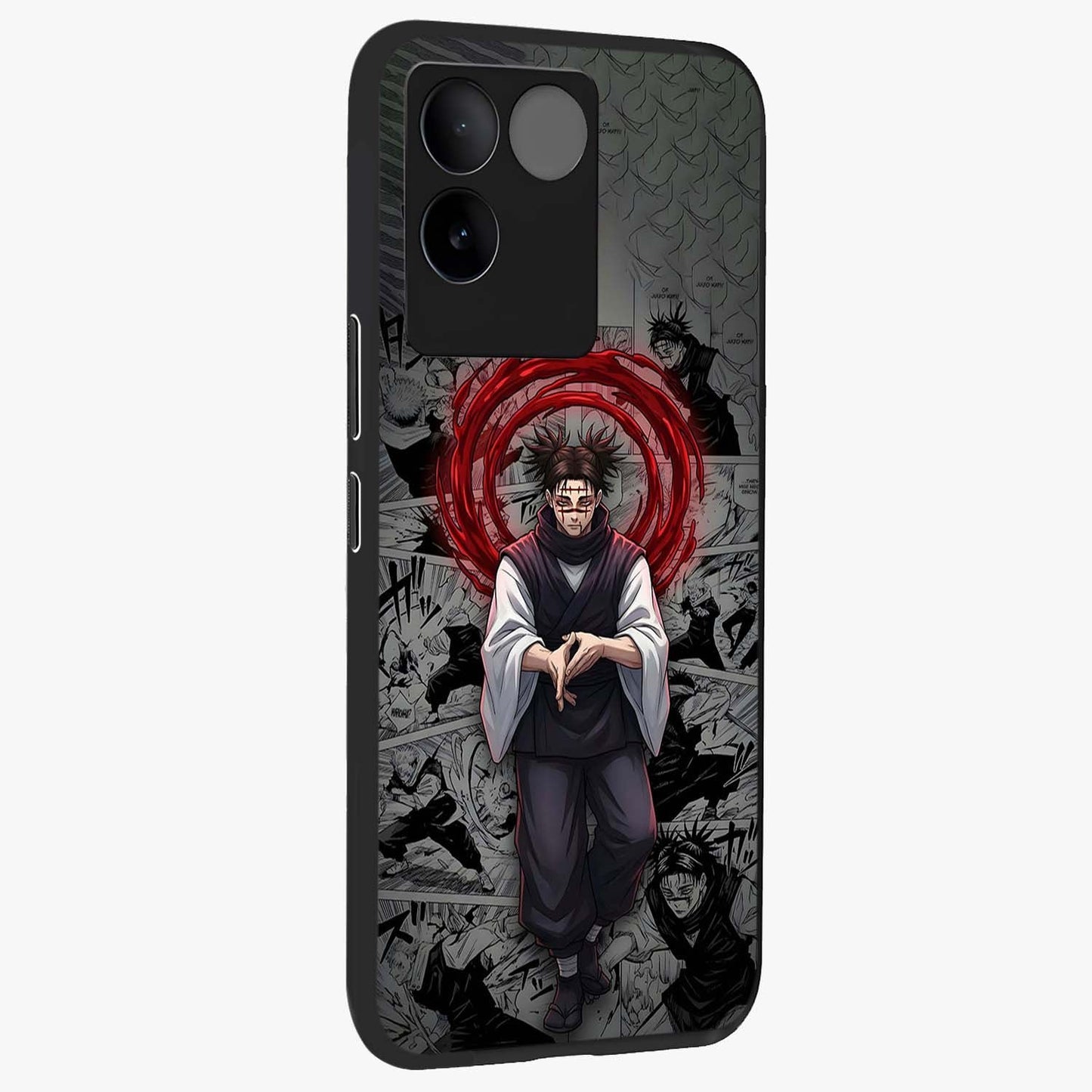 Cursed Ritual Ascension Glass Case upright view showcasing powerful ascension artwork with dark fantasy theme.