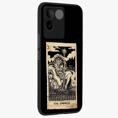 The Empress Glass Case upright view showcasing powerful empress themed artwork with luxurious artistic theme.