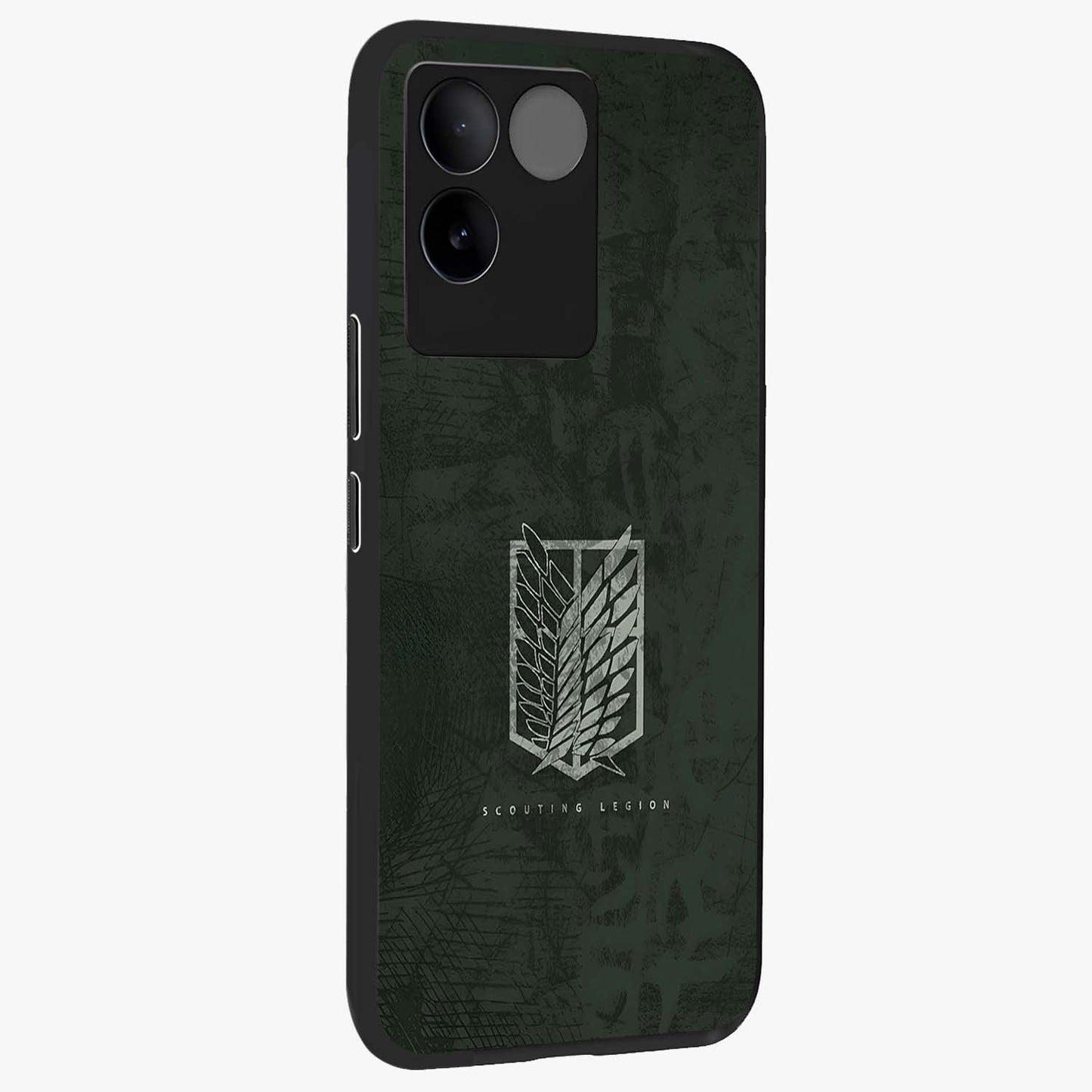 Wings Of Freedom Glass Case upright view showcasing powerful wings artwork with freedom themed design.