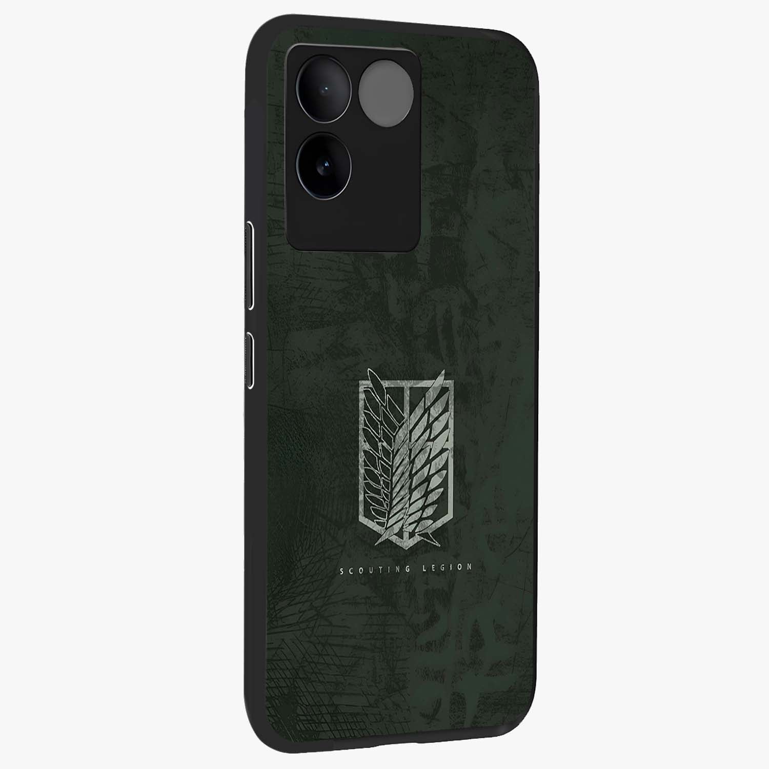 Wings Of Freedom Glass Case upright view showcasing powerful wings artwork with freedom themed design.
