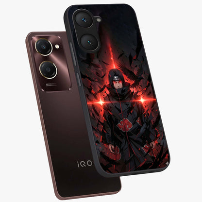 Focused Blade Discipline Glass Case displayed in angled mockup highlighting clean minimal text artwork with modern aesthetic style.