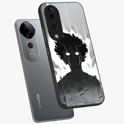 Awakened Inner Rage Glass Case displayed in angled mockup highlighting powerful graphic design and bold artistic theme.