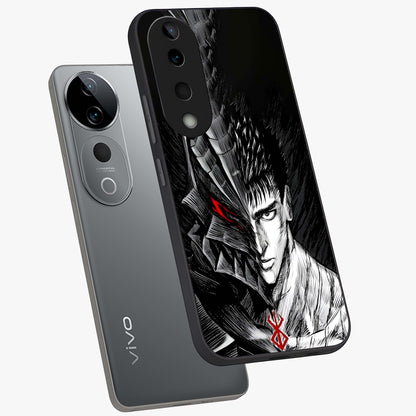 Berserker Blood Oath Glass Case displayed in angled mockup highlighting dark fantasy graphic design and powerful theme.
