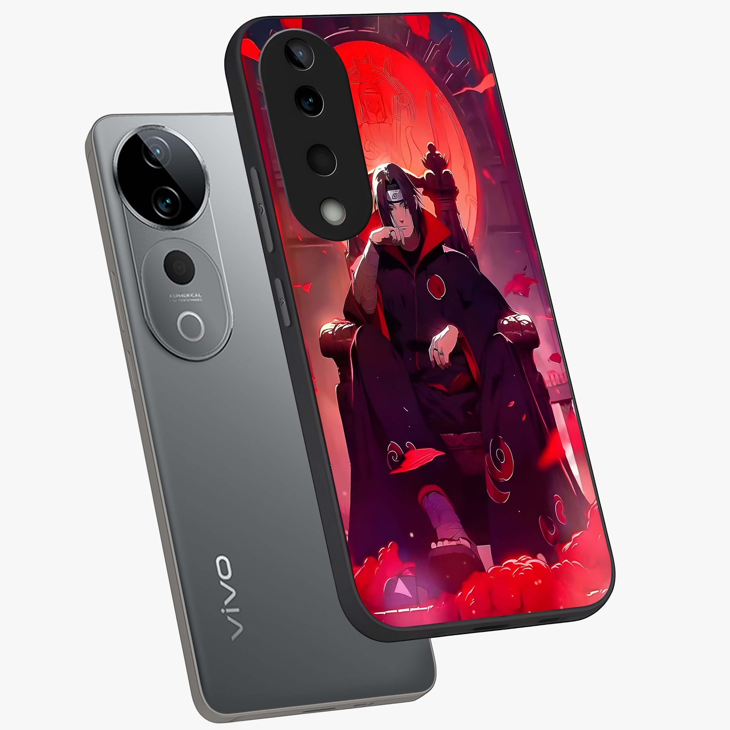 Blood Moon Sovereign Glass Case displayed in angled mockup highlighting dark celestial moon design and dramatic theme.