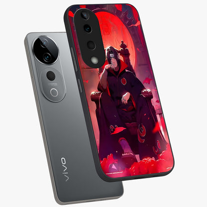 Blood Moon Sovereign Glass Case displayed in angled mockup highlighting dark celestial moon design and dramatic theme.