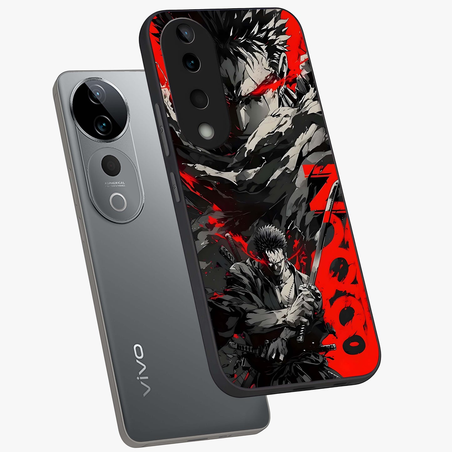 Demon Sword Resolve Glass Case displayed in angled mockup highlighting powerful demon sword illustration with dark fantasy aesthetic.