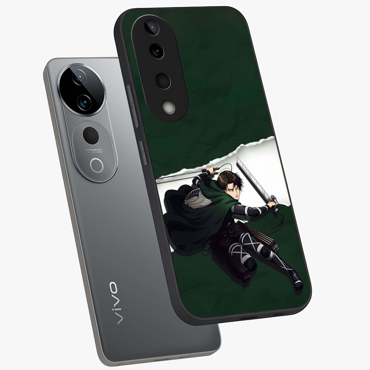 Emerald War Vanguard Glass Case displayed in angled mockup highlighting intense battle inspired design with emerald tone aesthetic.