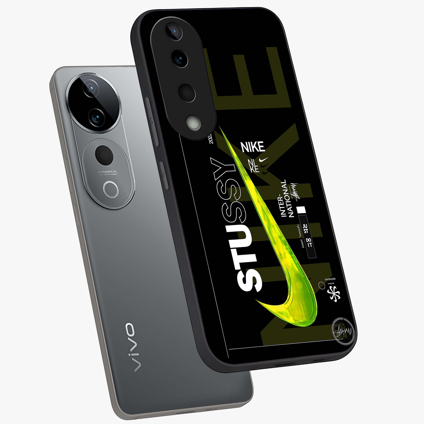 Neon Street Edition Glass Case displayed in angled mockup highlighting vibrant urban design with bold street aesthetic.