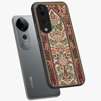 Persian Inspired Glass Case displayed in angled mockup highlighting intricate traditional design with elegant cultural aesthetic.