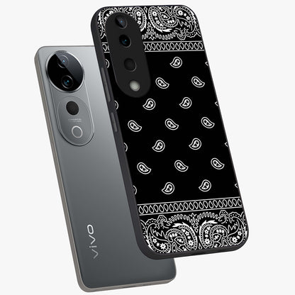 Retro Rebel Threads Glass Case displayed in angled mockup highlighting retro inspired graphic design with rebellious aesthetic.