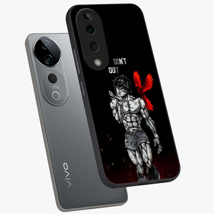 Rise Beyond Limits Glass Case displayed in angled mockup highlighting inspiring message design with modern aesthetic style.