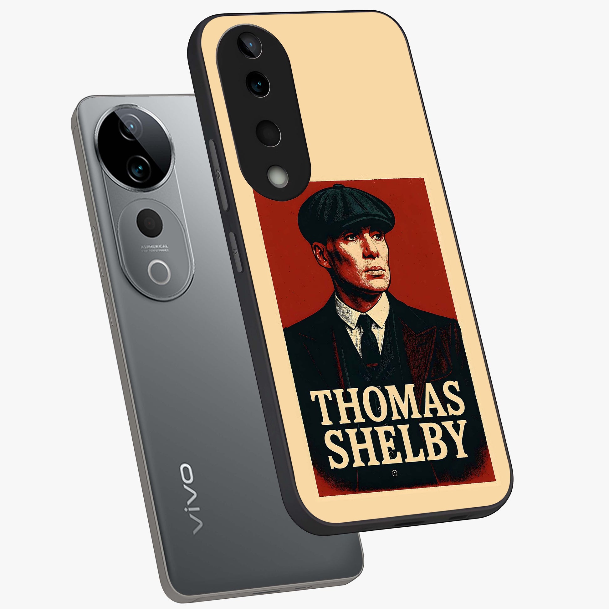 Vintage Mafia Authority Glass Case displayed in angled mockup highlighting powerful retro design with classic gangster aesthetic.