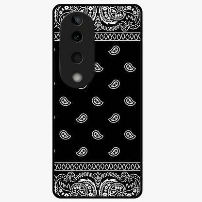 Retro Rebel Threads Glass Case showing flat back view with vintage street style artwork and glossy glass finish.