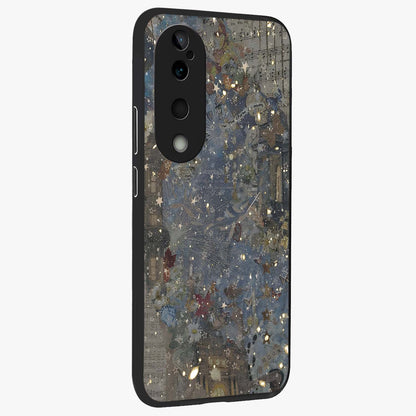 Aesthetic Astrolophia Glass Case upright view showcasing soft aesthetic theme with stylish modern look.