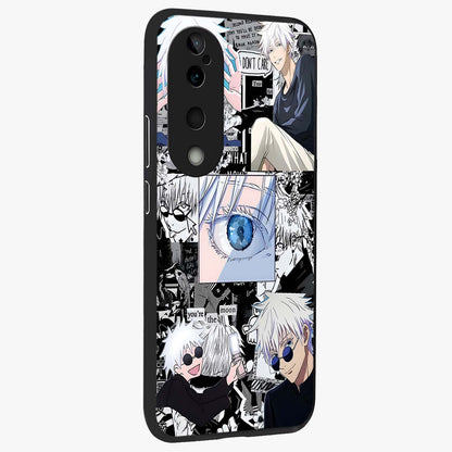 Infinity Sorcerer Chaos Glass Case upright view showcasing dramatic sorcerer artwork with chaotic mystical theme.