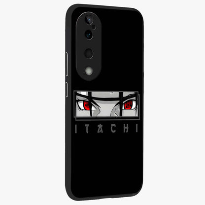 Scarlet Gaze Dominance Glass Case upright view showcasing powerful dramatic artwork with dominant artistic theme.