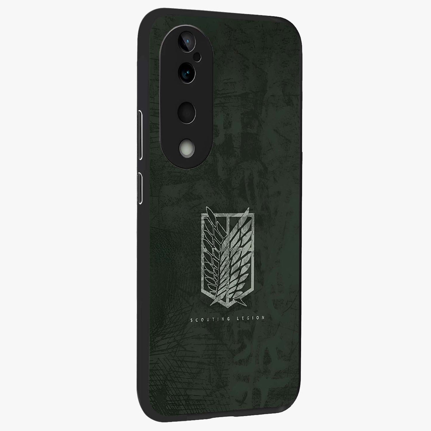 Wings Of Freedom Glass Case upright view showcasing powerful wings artwork with freedom themed design.