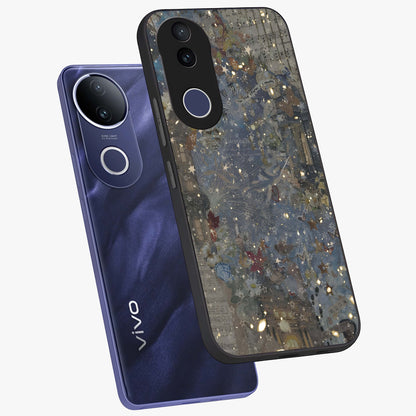 Aesthetic Astrolophia Glass Case displayed in angled mockup highlighting artistic aesthetic elements and smooth glass surface.