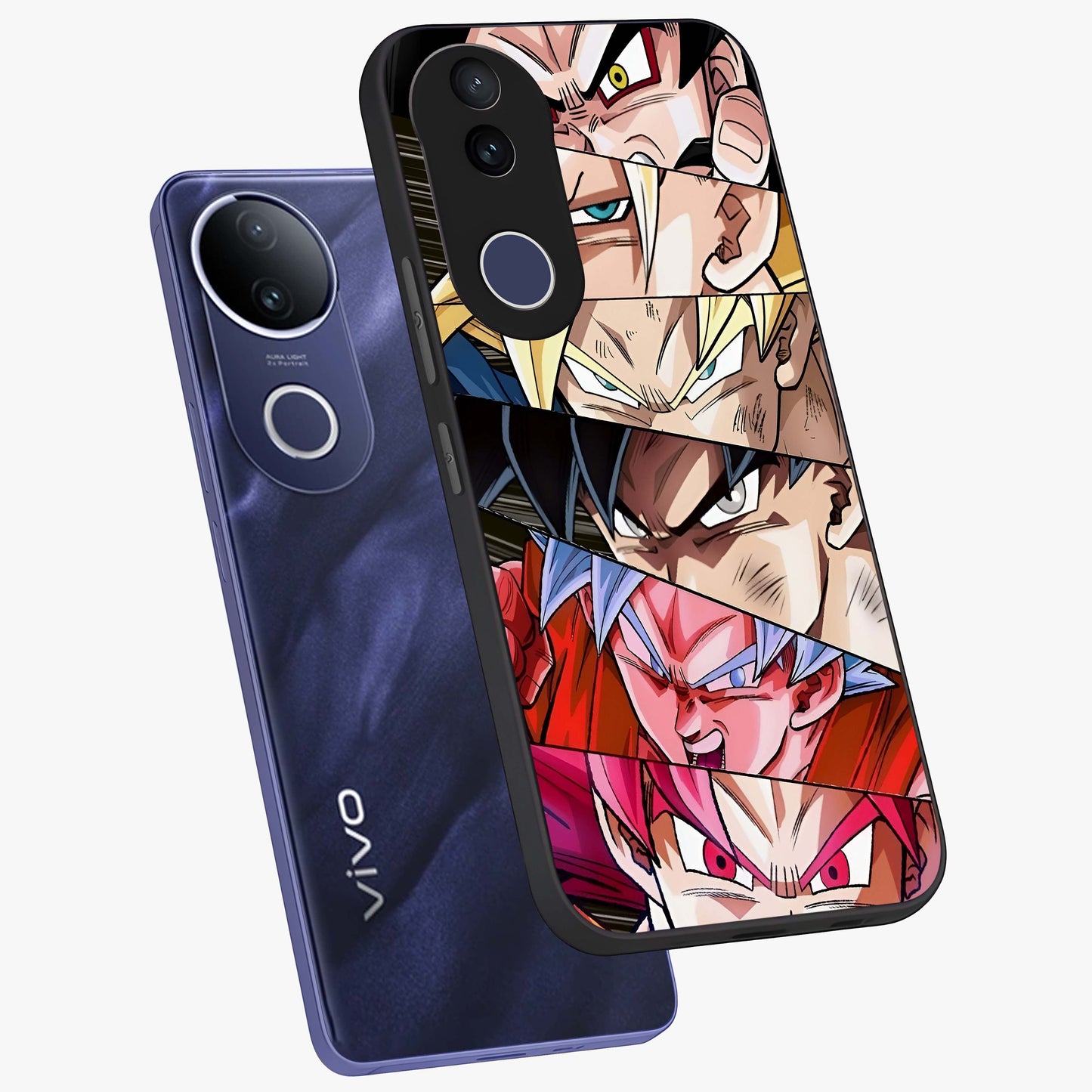 Anime Character Glass Case displayed in angled mockup highlighting colorful anime character illustration.