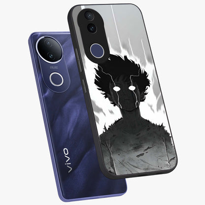 Awakened Inner Rage Glass Case displayed in angled mockup highlighting powerful graphic design and bold artistic theme.