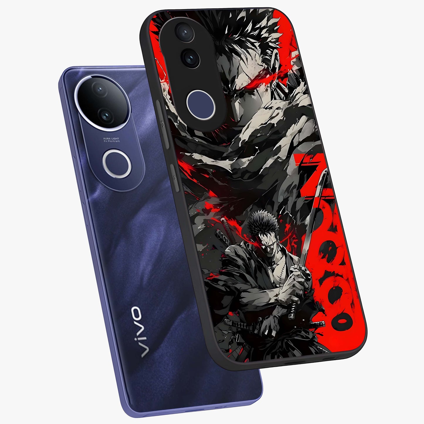 Demon Sword Resolve Glass Case displayed in angled mockup highlighting powerful demon sword illustration with dark fantasy aesthetic.
