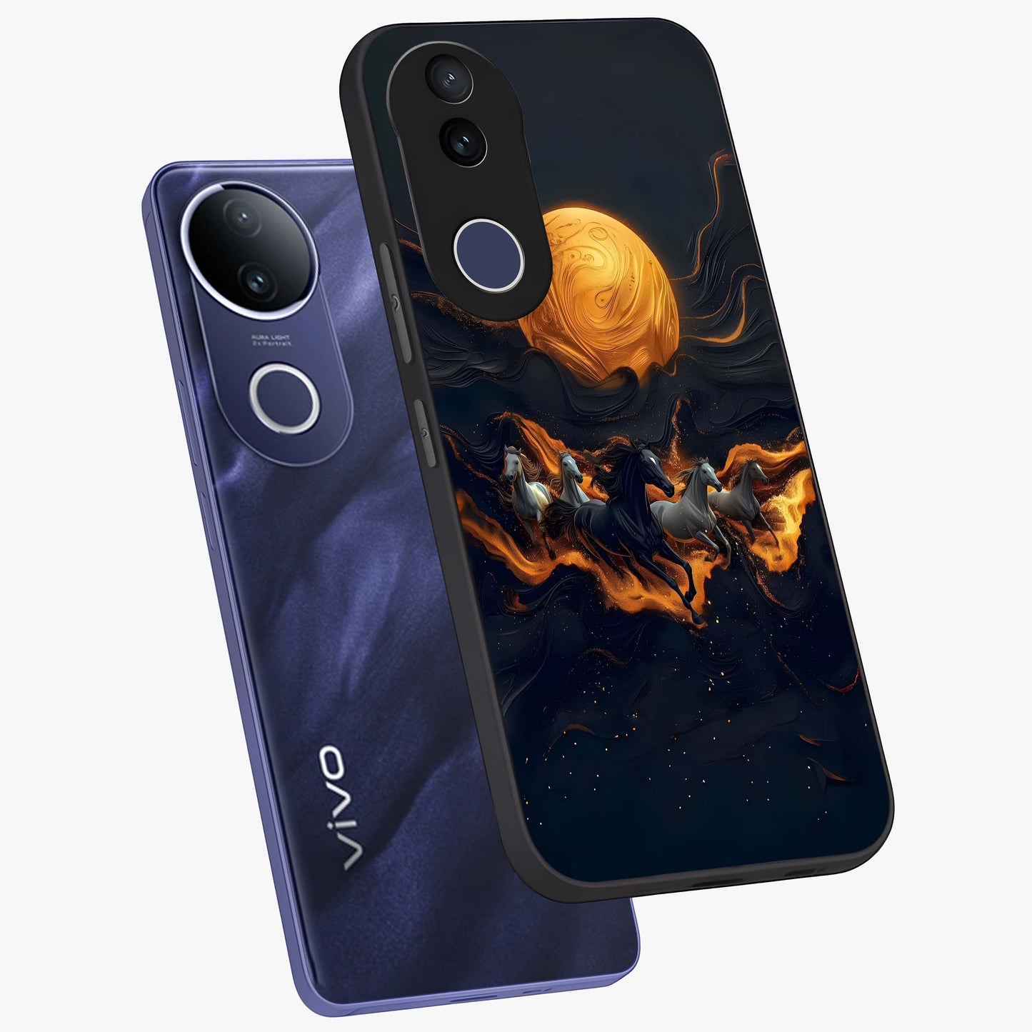 Golden Royal Heritage Glass Case displayed in angled mockup highlighting luxurious heritage design with golden aesthetic style.