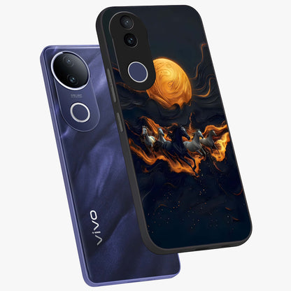 Golden Royal Heritage Glass Case displayed in angled mockup highlighting luxurious heritage design with golden aesthetic style.