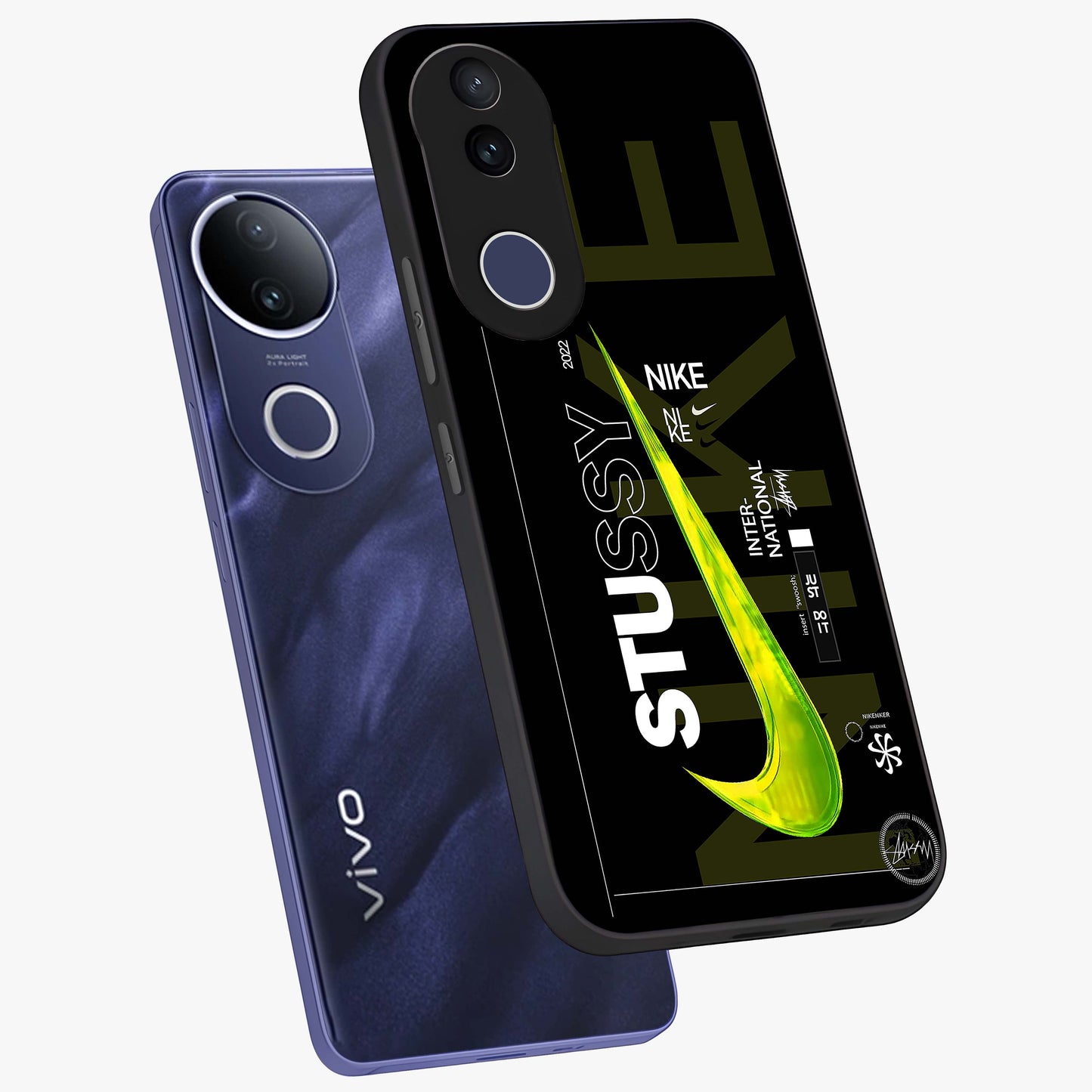 Neon Street Edition Glass Case displayed in angled mockup highlighting vibrant urban design with bold street aesthetic.