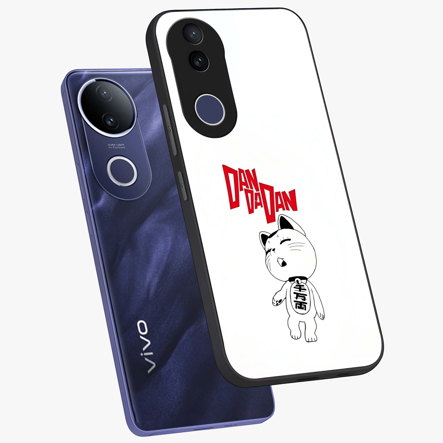 Playful Spirit Charm Glass Case displayed in angled mockup highlighting lively decorative design with playful aesthetic style.