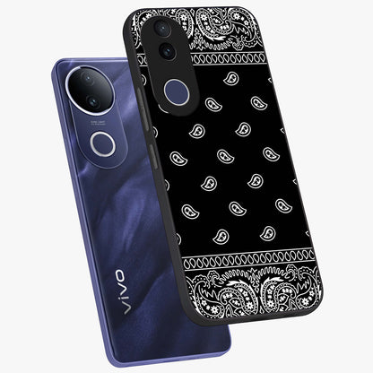 Retro Rebel Threads Glass Case displayed in angled mockup highlighting retro inspired graphic design with rebellious aesthetic.