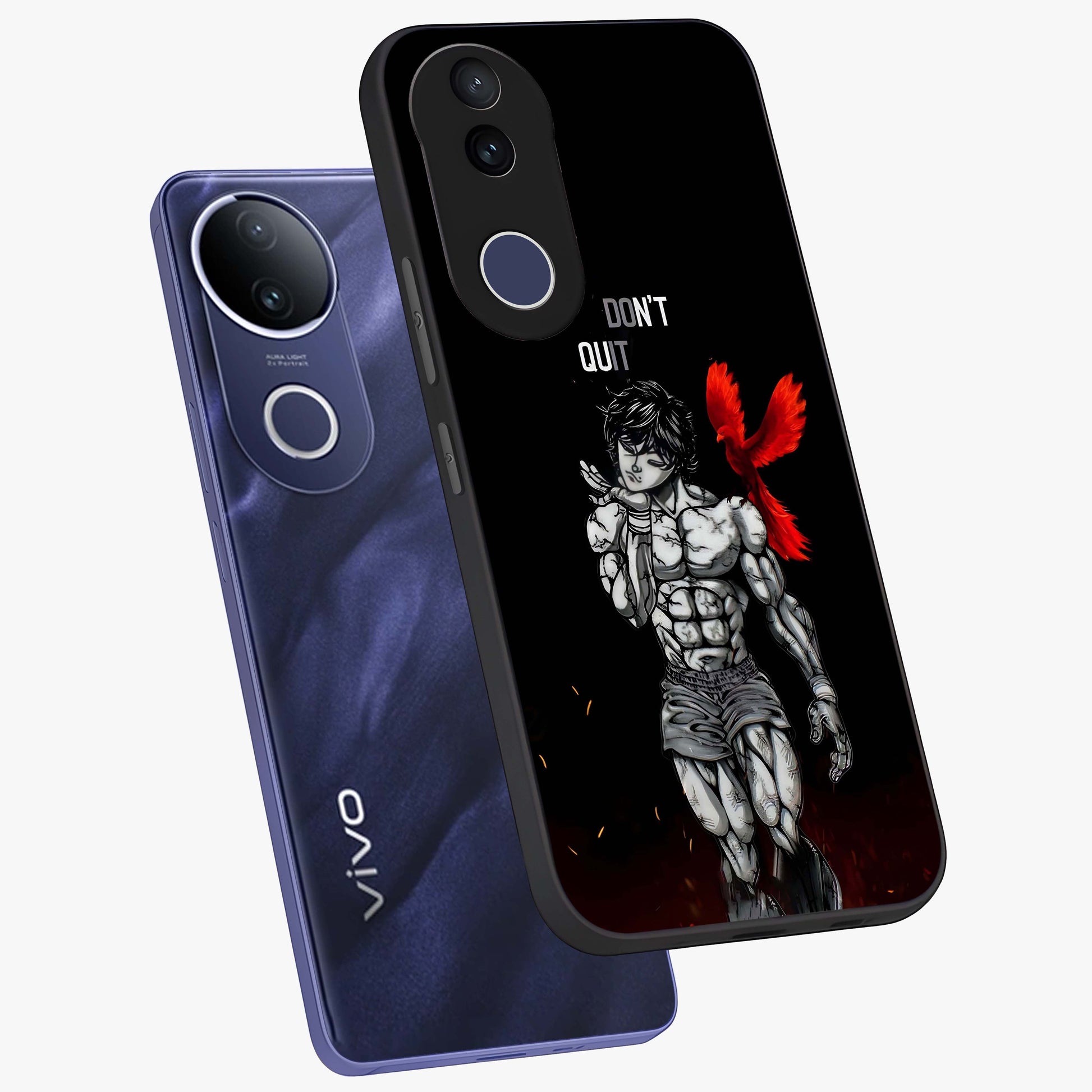 Rise Beyond Limits Glass Case displayed in angled mockup highlighting inspiring message design with modern aesthetic style.