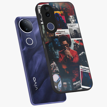 The Weeknd Glass Case displayed in angled mockup highlighting stylish pop culture inspired design with modern aesthetic.