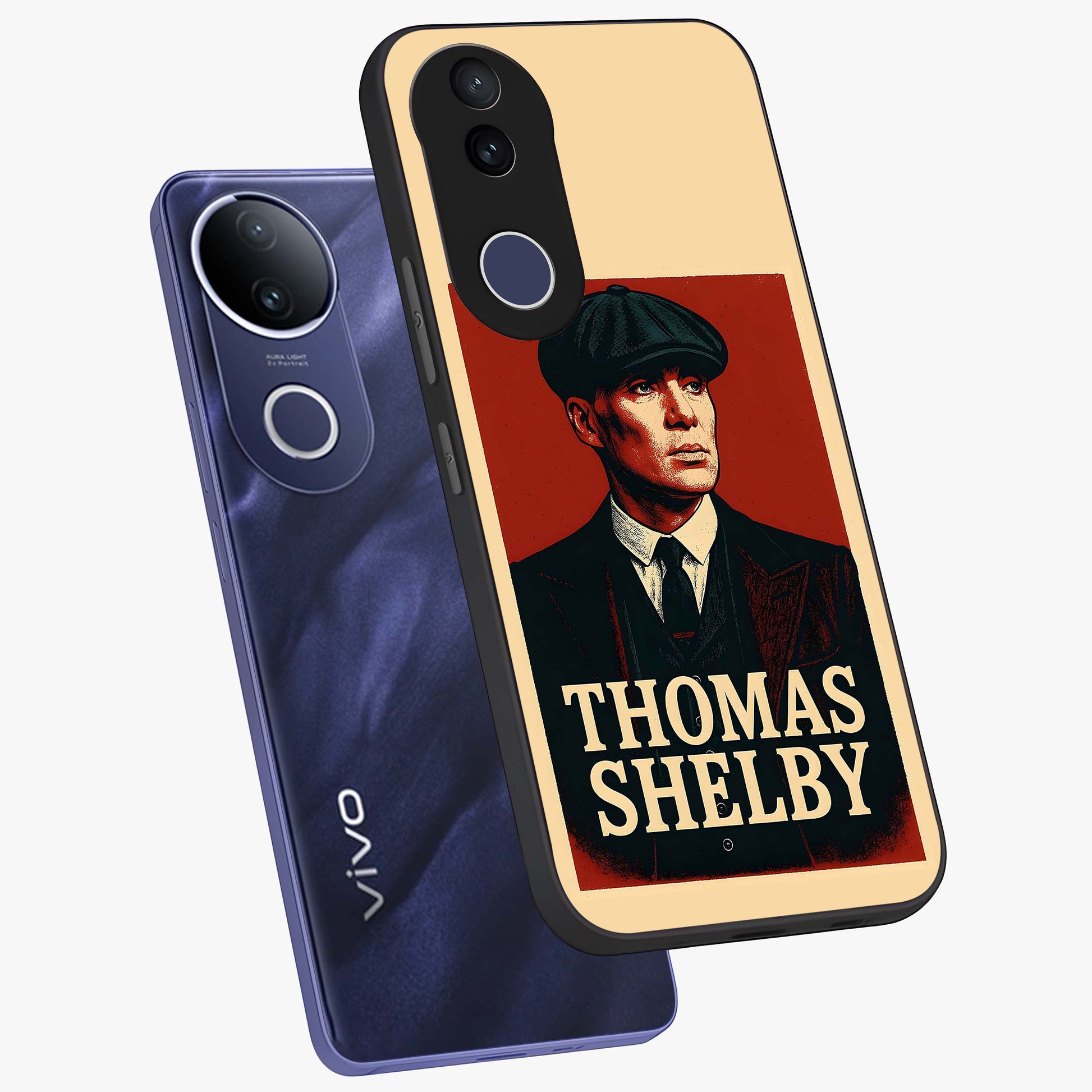Vintage Mafia Authority Glass Case displayed in angled mockup highlighting powerful retro design with classic gangster aesthetic.