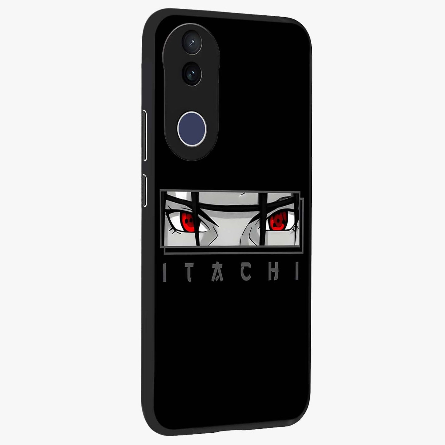 Scarlet Gaze Dominance Glass Case upright view showcasing powerful dramatic artwork with dominant artistic theme.