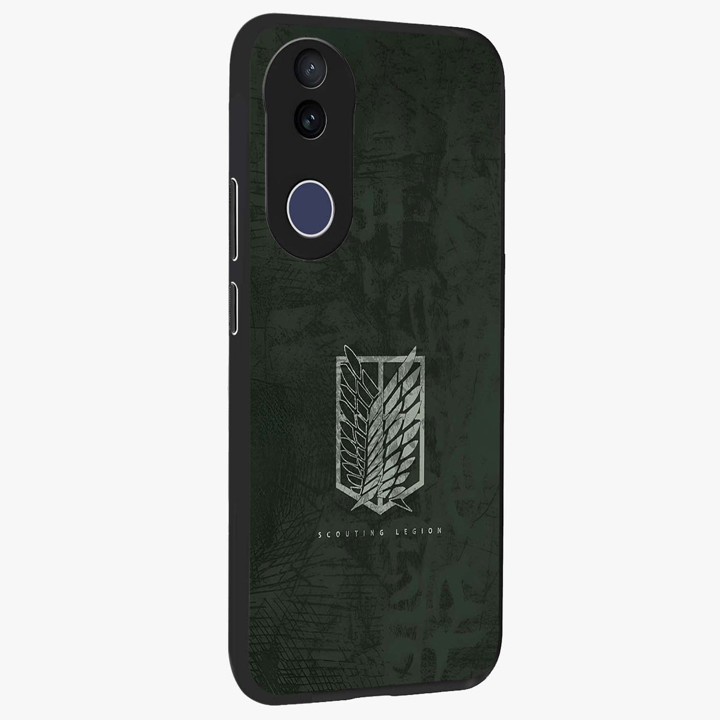 Wings Of Freedom Glass Case upright view showcasing powerful wings artwork with freedom themed design.