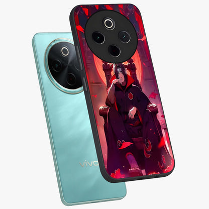 Blood Moon Sovereign Glass Case displayed in angled mockup highlighting dark celestial moon design and dramatic theme.