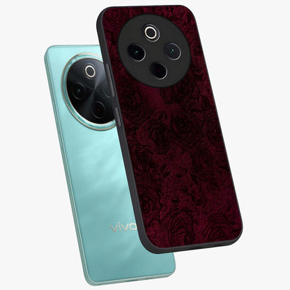 Crimson Fade Flow Glass Case displayed in angled mockup highlighting smooth gradient design with modern aesthetic style.