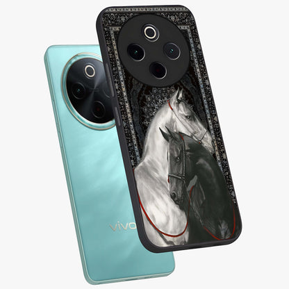 Majestic Ride Legacy Glass Case displayed in angled mockup highlighting sleek vehicle design with bold racing aesthetic.