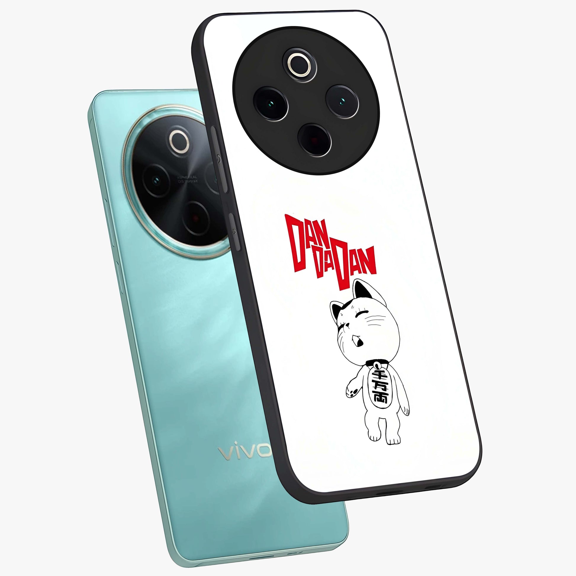 Playful Spirit Charm Glass Case displayed in angled mockup highlighting lively decorative design with playful aesthetic style.