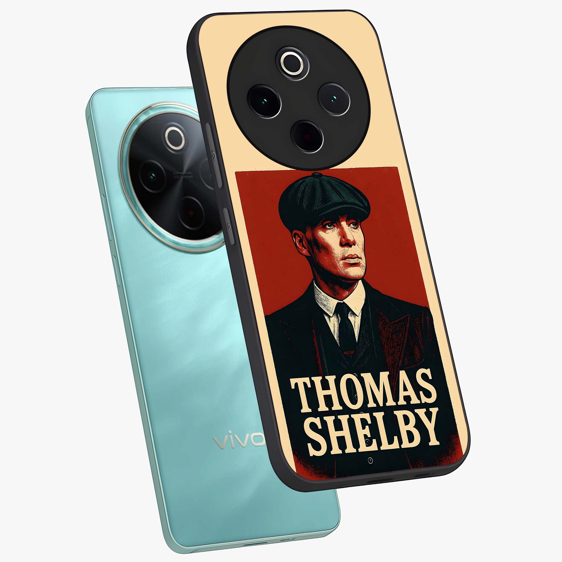Vintage Mafia Authority Glass Case displayed in angled mockup highlighting powerful retro design with classic gangster aesthetic.
