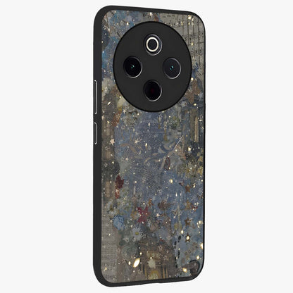 Aesthetic Astrolophia Glass Case upright view showcasing soft aesthetic theme with stylish modern look.