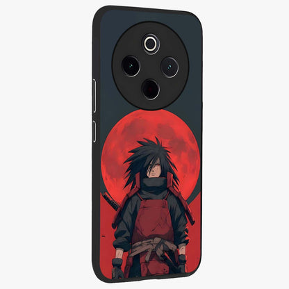 Crimson Moon Warlord Glass Case upright view showcasing powerful warlord artwork with dark celestial theme.