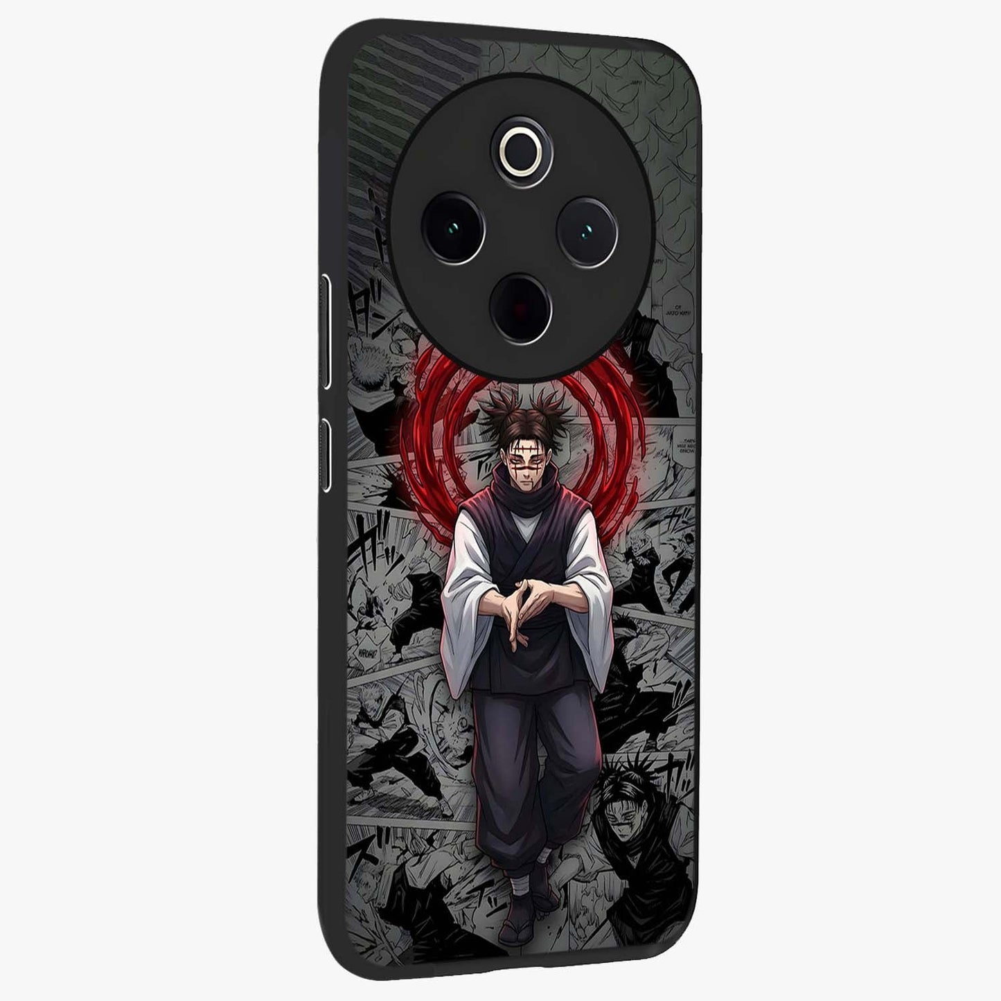 Cursed Ritual Ascension Glass Case upright view showcasing powerful ascension artwork with dark fantasy theme.
