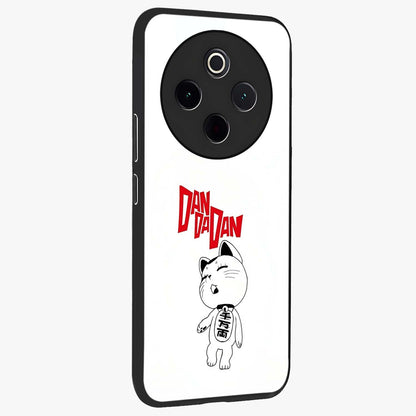 Playful Spirit Charm Glass Case upright view showcasing vibrant charm artwork with fun artistic theme.