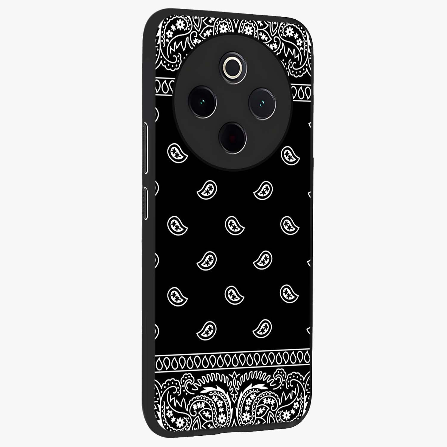 Retro Rebel Threads Glass Case upright view showcasing stylish vintage artwork with bold retro theme.