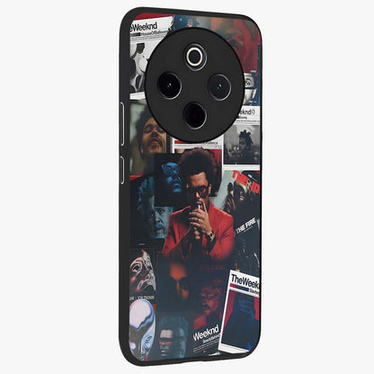 The Weeknd Glass Case upright view showcasing bold music themed artwork with contemporary artistic style.