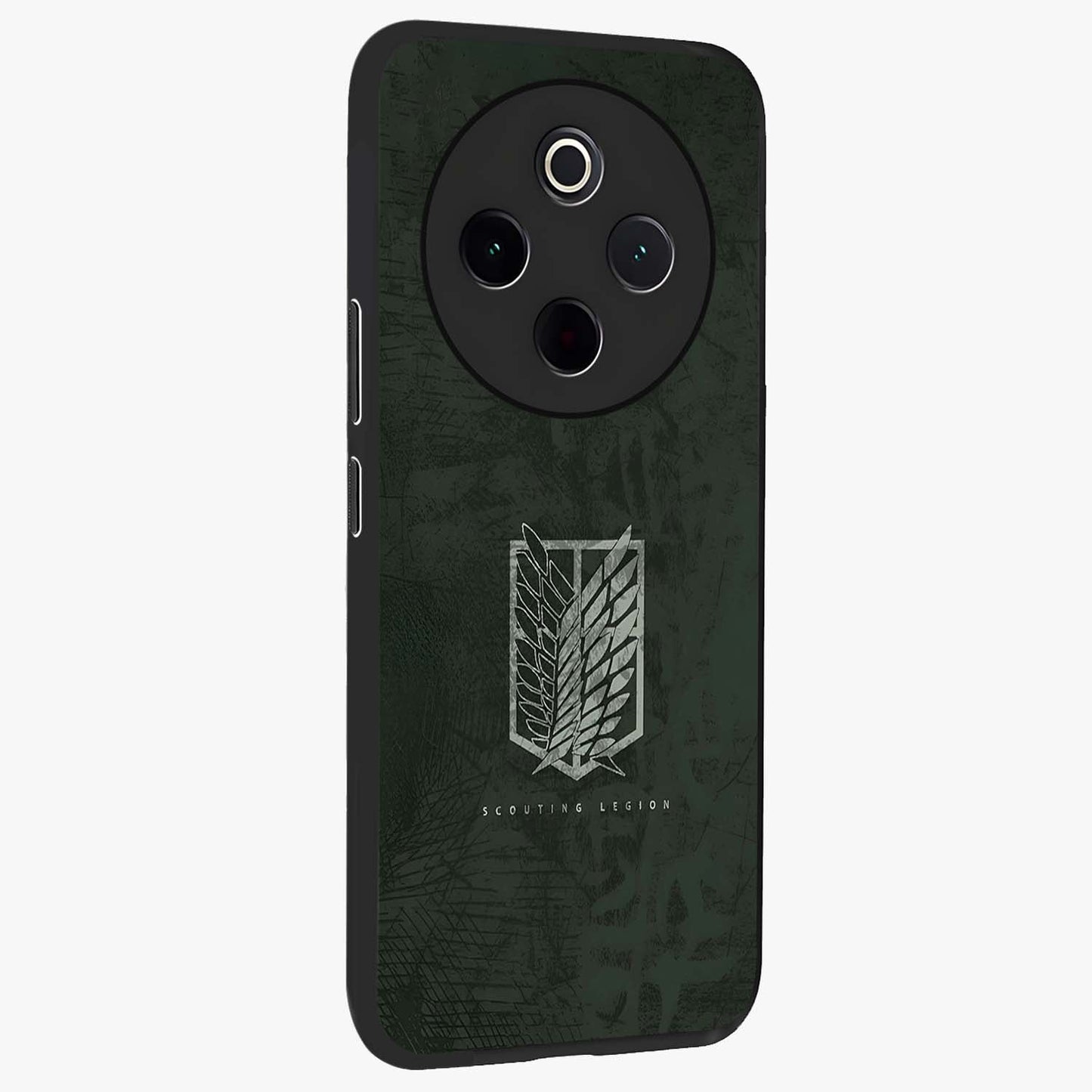 Wings Of Freedom Glass Case upright view showcasing powerful wings artwork with freedom themed design.