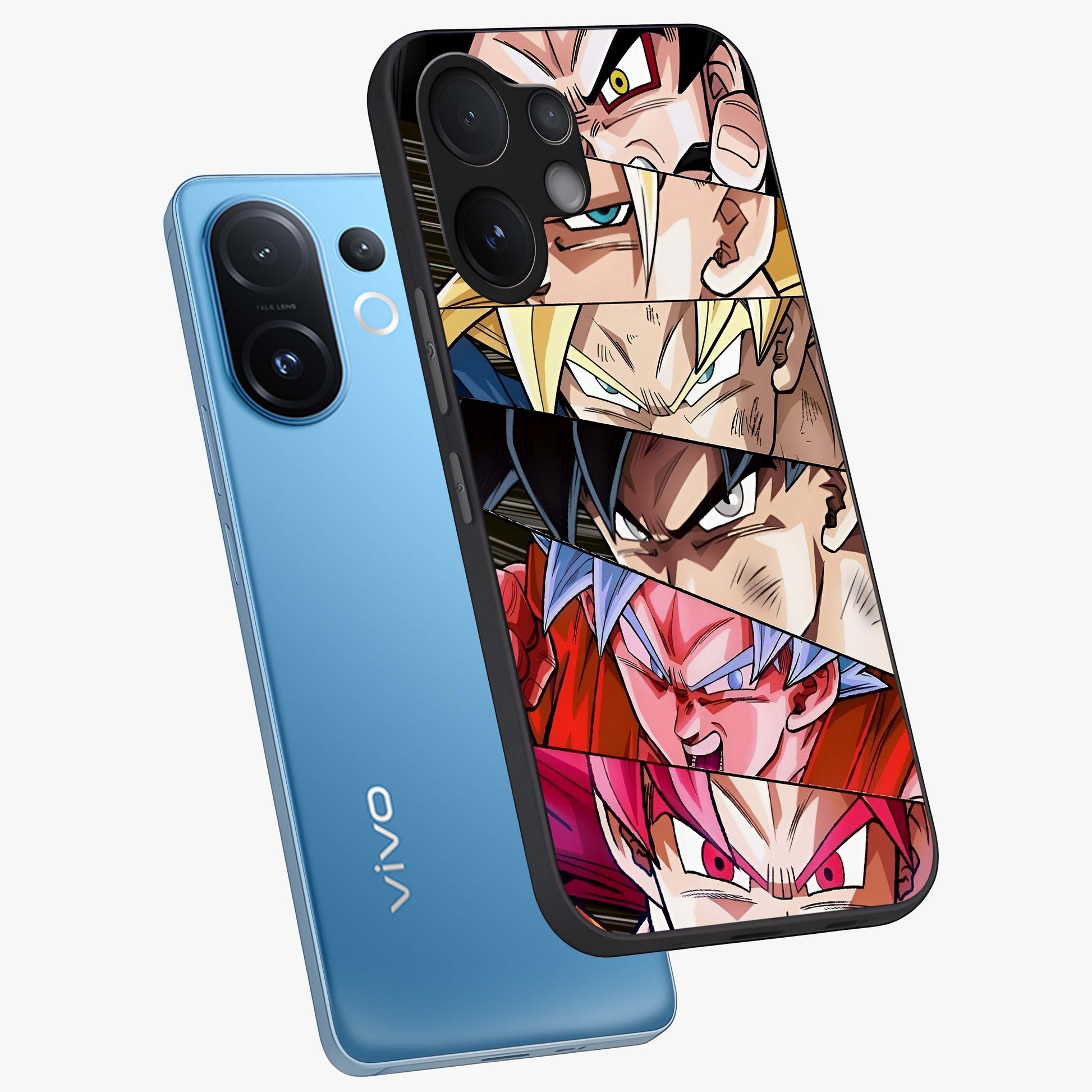 Anime Character Glass Case displayed in angled mockup highlighting colorful anime character illustration.